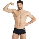 Arena - Zwemboxer Low Waist Team Solid - Zwart - Chloorbestendig