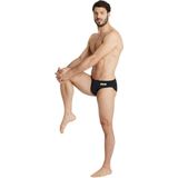 Arena - Team Swim Brief Solid - Zwembroek - Black/White - Gerecycled Polyester