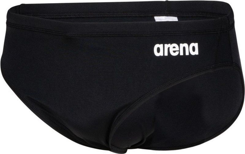 Arena - Team Swim Brief Solid - Zwembroek - Black/White - Gerecycled Polyester