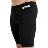 Arena - Team Swim Jammer Solid - Zwembroek - Black/White - 100% Polyester