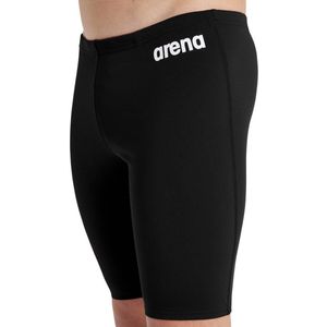 Arena - Team Swim Jammer Solid - Zwembroek - Black/White - 100% Polyester