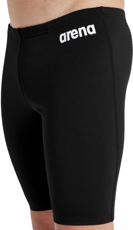 Arena - Team Swim Jammer Solid - Zwembroek - Black/White - 100% Polyester