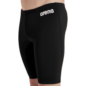 Arena - Team Swim Jammer Solid - Zwembroek - Black/White - 100% Polyester