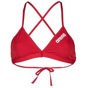 ARENA Maxlife Bikinitop met bandjes voor dames, Rood/Wit