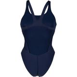 Arena - Solid Swim Tech High - Badpak - Zwart - MaxLife-weefsel, Chloorbestendig, UV-bescherming UPF 50+