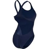 Arena - Solid Swim Tech High - Badpak - Zwart - MaxLife-weefsel, Chloorbestendig, UV-bescherming UPF 50+