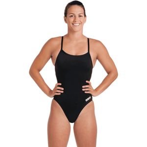 Arena - Team Challenge Solid - Zwempak - Zwart - 100% Chloorbestendig