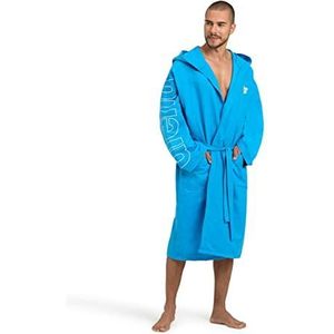 arena Zeal Plus Badjas voor dames en heren van microvezel, badjas van microvezel met capuchon en zakken, uniseks, sneldrogend, comfortabel en licht