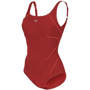 Arena - W Jewel One Piece Low C Cup R - Badpak - Red/Peonia/Red