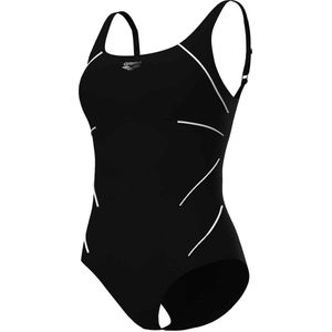Arena - W Jewel One Piece Low C Cup R - Badpak - Zwart/Wit - Polyester
