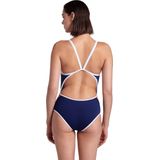 Arena - Icons - Badpak - Marineblauw/Rood - 100% Polyester