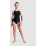 Arena - Girl's Openings Swimsuit - Badpak - Zwart - 80% Polyamide, 20% Elastaan