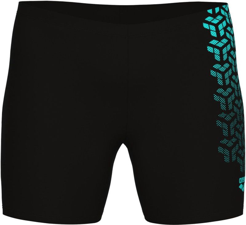 Arena - Kikko V Graphic - Zwemboxer - Zwart - MaxFit Eco-stof