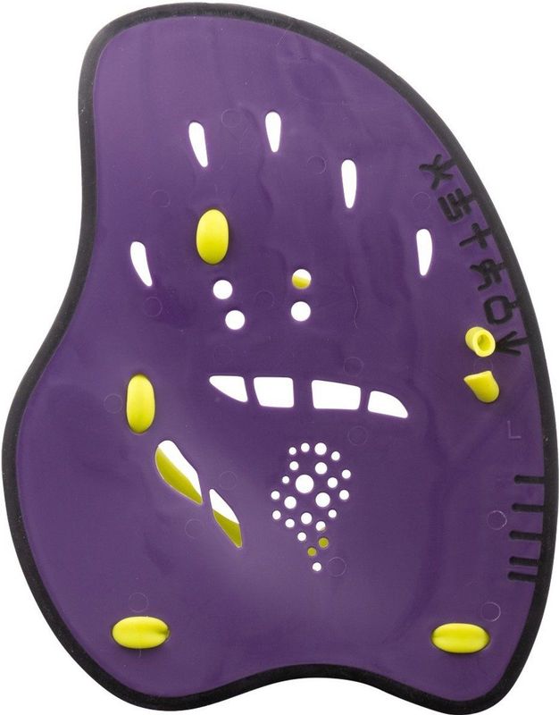 Peddel Arena Vortex Evolution Hand Paddle Plum Artic Lime (M)
