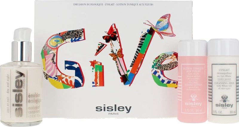 Sisley Gezichtsserum Set - Organische Emulsie 125 ml - Bloemige Tonic 100 ml - Make-up Remover 100 ml