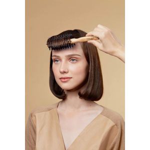 Sisley - The Blow Dry Brush N°2 - Haarborstel - Zwart - Zwijnenhaar en Glad Haar