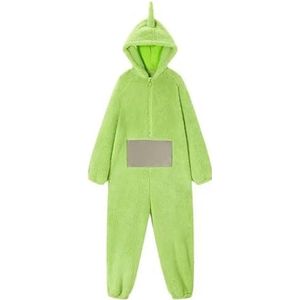 cutecool Halloween Pyjamas Jumpsuit Costume Onesie Pajamas Unisex Animal One-piece Costume Homewear Sleepwear Party-light Green-l-teletubbies