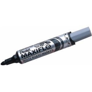 12 x Pentel Whiteboardmarker Maxiflo 2,5mm Rundspitze schwarz