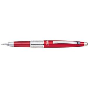 Pentel P1035-B-HB Kerry vulpotlood, metaal, HB 0,5 mm, rood