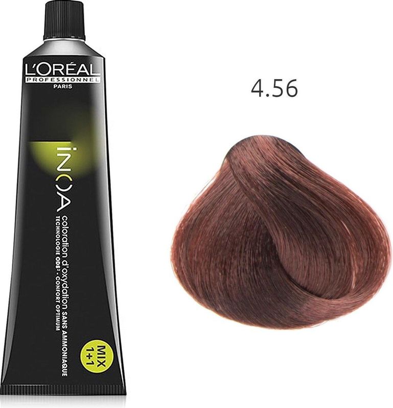 L'Oréal Professionnel - Haarverf - iNOA - 60ML - 4.56 High Resist