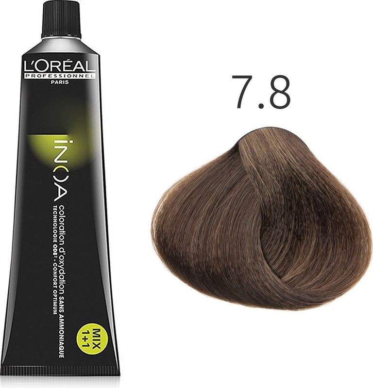L'Oréal Professionnel - Haarverf - iNOA - 60ML - 7.8