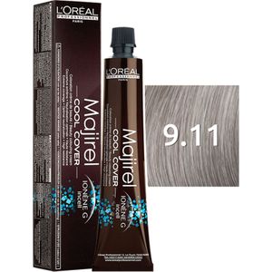 L'Oréal - Majirel Cool Cover - 9.11 Zeer Licht Diep Asblond - 50 ml