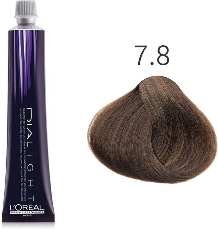 L'Oréal Professionnel - Dia Light - Haarverf - 50 ML - 7.8