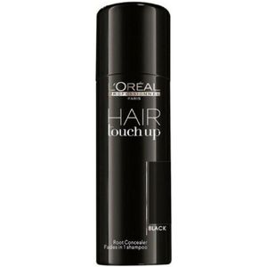 L'Oréal Professionnel Paris Hair Touch Up schwarz, Ansatzkaschierung, professionelle Pigmente, gegen herauswachsenden Ansatz, für schwarzes Haar, 75ml