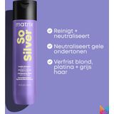 Matrix - So Silver - Shampoo - 300 ml - Neutraliseert Gele Ondertonen