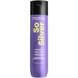 Matrix So Silver Shampoo – Reinigt en neutraliseert blond, grijs en wit haar – 300 ml
