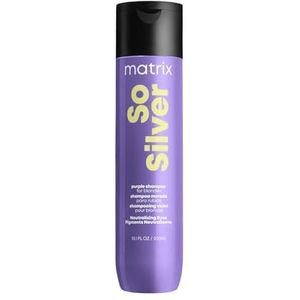 Matrix So Silver Shampoo – Reinigt en neutraliseert blond, grijs en wit haar – 300 ml
