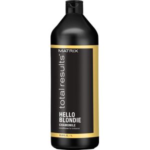 Matrix - Total Results Hello Blondie Chamomile Conditioner Conditioner for recovery blonde hair - 1000ml