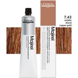 L’Oréal Professionnel Majirel Haarkleuring Tint 7.43 Golden Copper Blonde 50 ml
