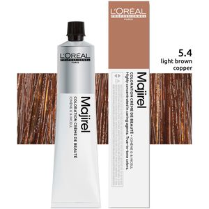 L'Oréal Professionnel - Haarverf - Majirel - 50ML - 5.4