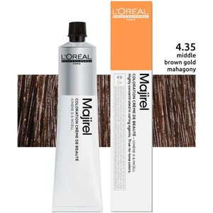 L'Oréal Professionnel - Haarverf - Majirel - 50 ML - 4.35