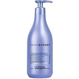 L'Oréal Professionnel Paris Serie Expert Blondifier Shampoo Cool, anti-vergelingshampoo, kleurbescherming voor geblondeerd en natuurblond haar, haarverzorging bij geblondeerd haar, 500 ml