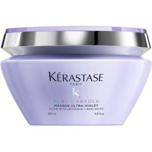 Kérastase Blond Absolu Masque Ultra-Violet - Zilver haarmasker voor blond haar - 200ml