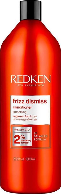 Redken - Frizz Dismiss - Conditioner - 1L - Voor Pluizig Haar