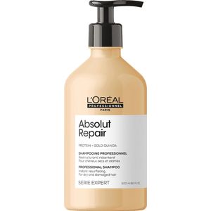 L’Oréal Professionnel Absolut Repair Shampoo - Versterkende en herstellende formule - Voor droog en beschadigd haar – 500ml