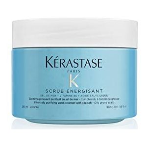 Kérastase Fusio Scrub Energisant - Stimulerende scrub op basis van zeezout voor de hoofdhuid en roos - 250ml