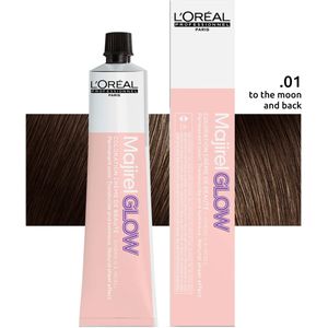 L’Oréal Professionnel Majirel Glow Pernamente Haarkleuring Tint Dark Base .01 (D01) 50 ml