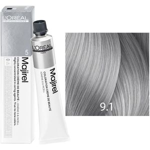 L’Oréal Professionnel - Majirel Cool Inforced - 9.1 - Permanente haarkleuring voor alle haartypes - 50 ml