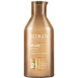 Redken All Soft Shampoo – Hydraterende en verzorgende shampoo voor zijdezacht haar – 300 ml