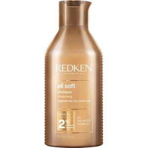Redken - All Soft - Shampoo - 300ml - Hydrateert en Verzacht Droog Haar