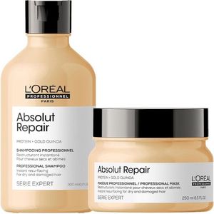 L'Oreal - Absolut Repair Set - 300ml - Shampoo en 250ml - Haarverzorging
