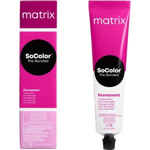 Matrix SoColor Pre-Bonded Blended Pernamente Haarkleuring Tint  4N Mittelbraun Neutral 90 ml