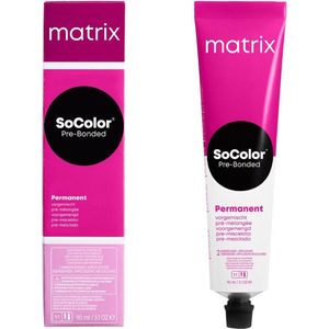 Matrix SoColor Pre-Bonded Blended Pernamente Haarkleuring Tint  8Nw Hellblond Natural Warm 90 ml