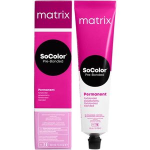 Matrix SoColor Pre-Bonded Blended Pernamente Haarkleuring Tint  6Na Dunkelblond Neutral Asch 90 ml