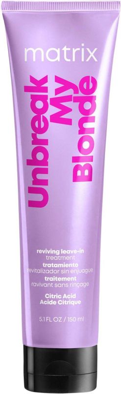 Matrix Unbreak My Blonde Leave-In Treatment – Extra hydratatie voor ontkleurd haar – 150 ml