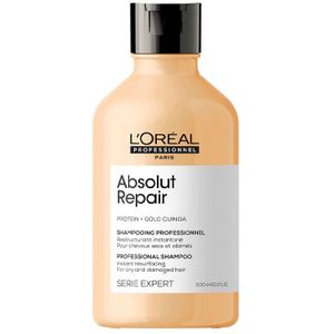 L’Oréal Professionnel Absolut Repair Shampoo - Versterkende en herstellende formule - Voor droog en beschadigd haar – 300ml